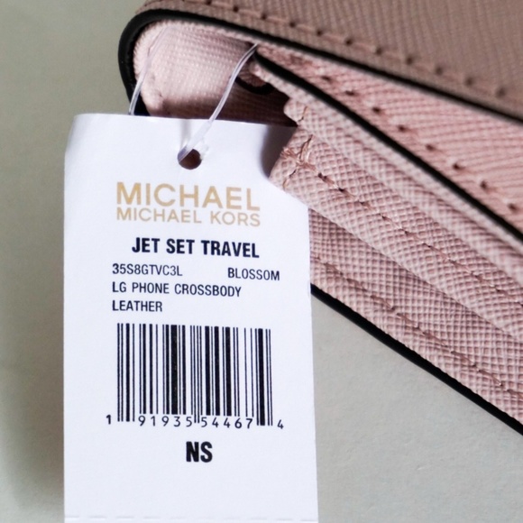 Michael Kors LG Phone Crossbody Clutch Wallet Pink - Picture 6 of 8